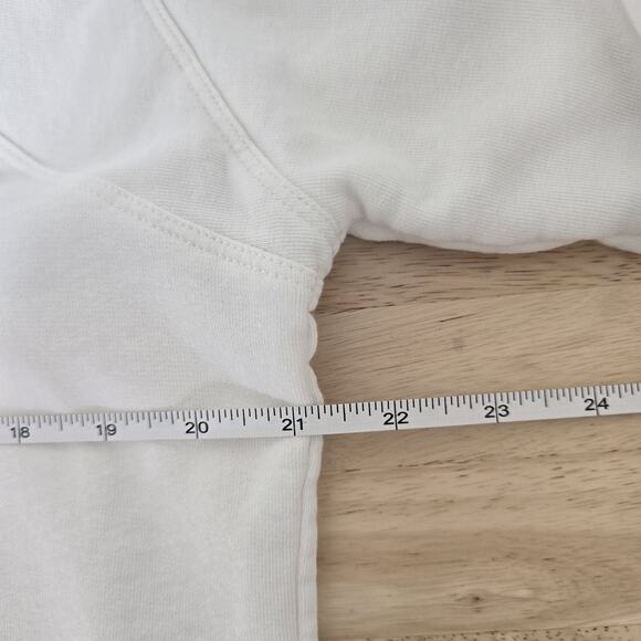 Madewell Shirt Womens Medium Short Sleeve Boxy Raglan Cotton Blend Pullover Top - Picture 5 of 8